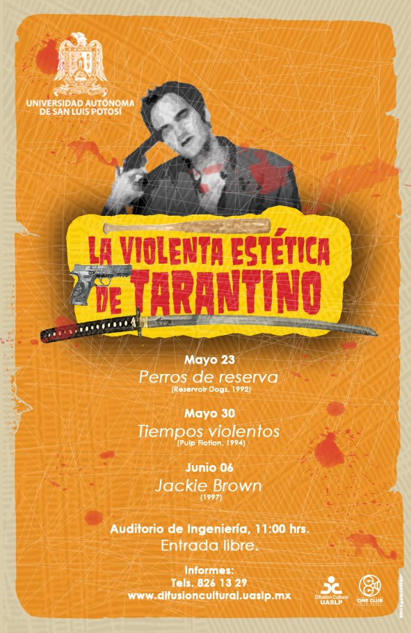 La violenta estética de Tarantino - Ciclo de cine @ Auditorio de Ingenieria | San Luis Potosí | San Luis Potosí | México