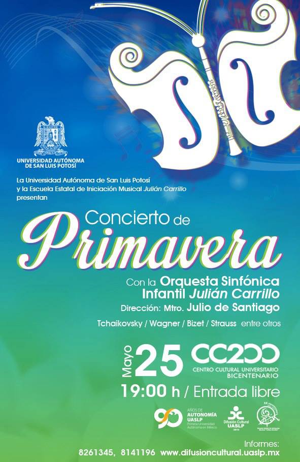 Concierto de Primavera @ Centro Cultural Universitario Bicentenario | San Luis Potosí | San Luis Potosí | México