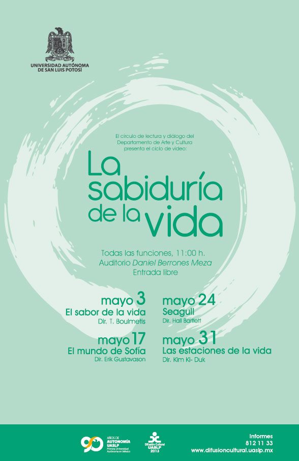 LA sabiduría de la vida @ Auditorio Daniel Berrones Meza