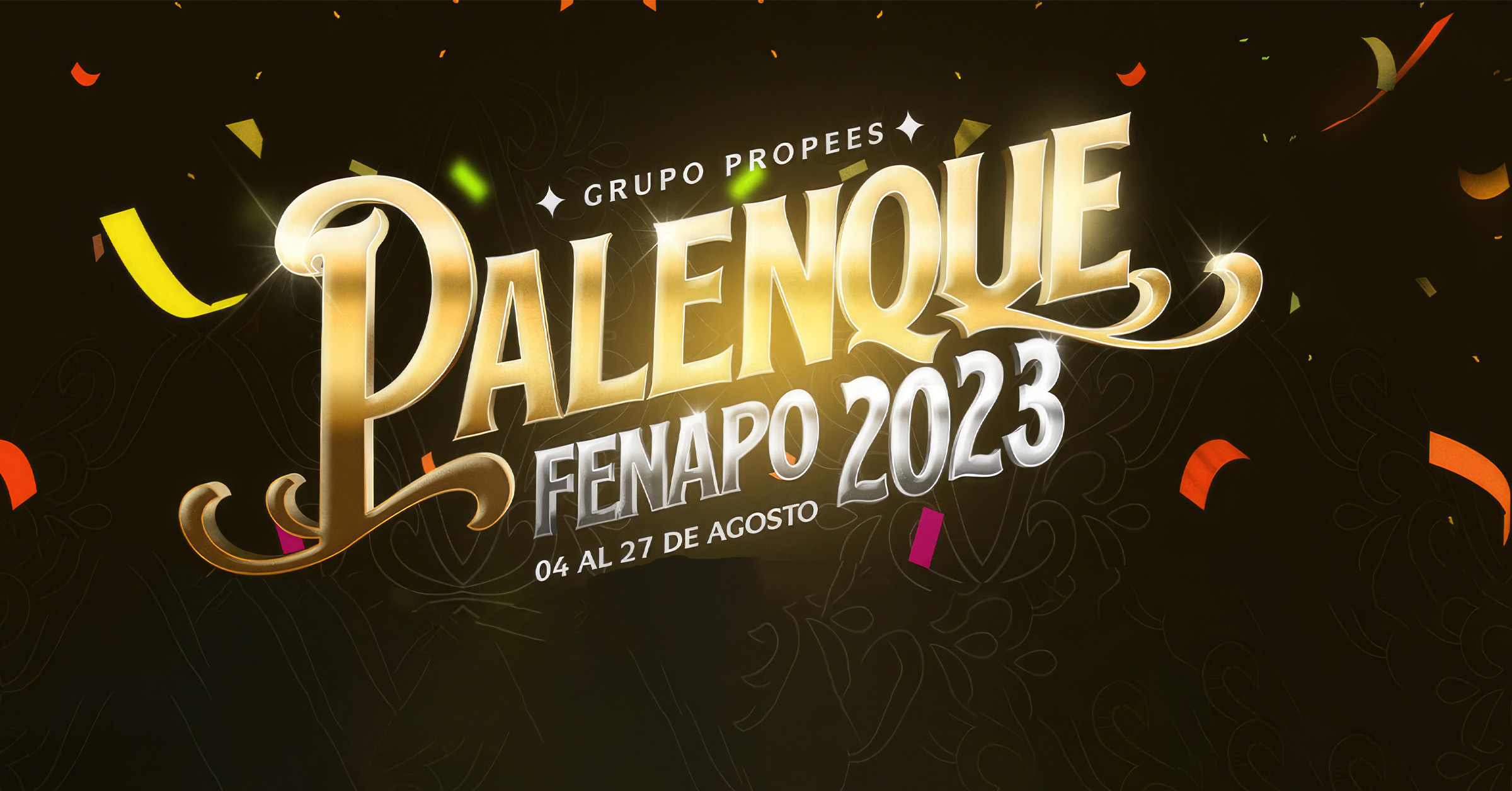 Gallardo presenta el cártel del palenque de la FENAPO 2023