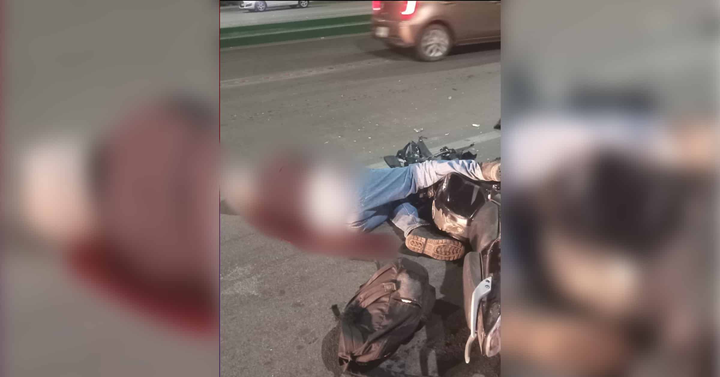 Motociclista Es Arrollado Por Auto Fantasma En Eje 118 Y Avenida Industrias