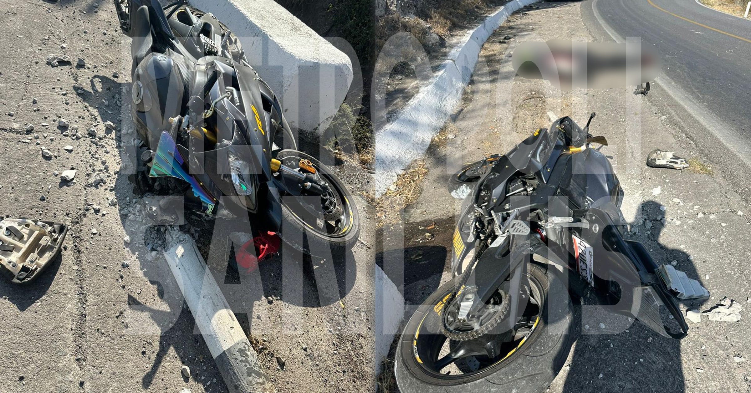 Motociclista Fallece Al Derrapar En La Carretera Rivoerde Metr Poli