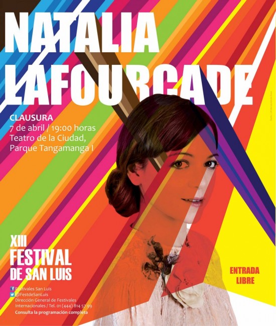 Natalia Lagourcade  en el XIII FEstival de San Luis