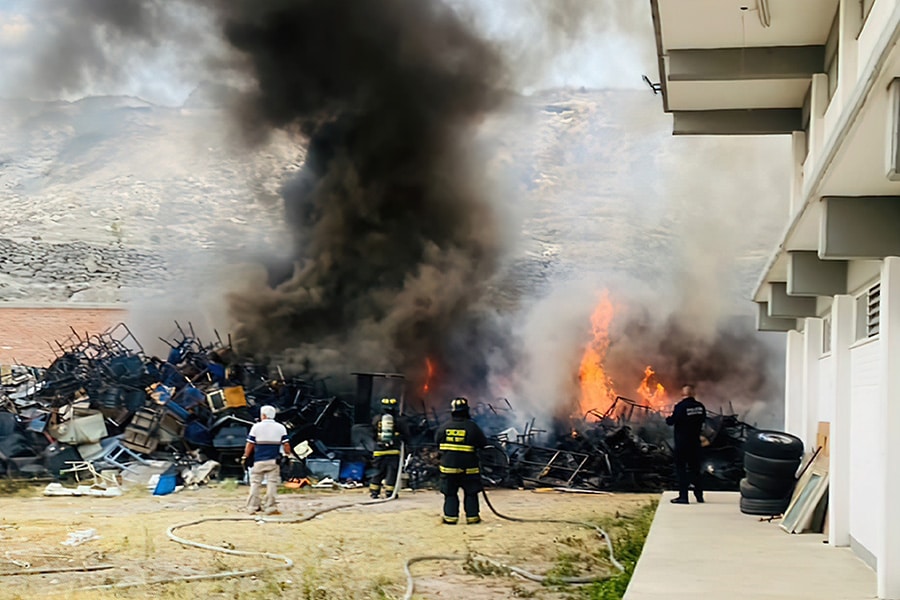 (video) Nuevamente se registra incendio en la bodega de la SEGE en ...