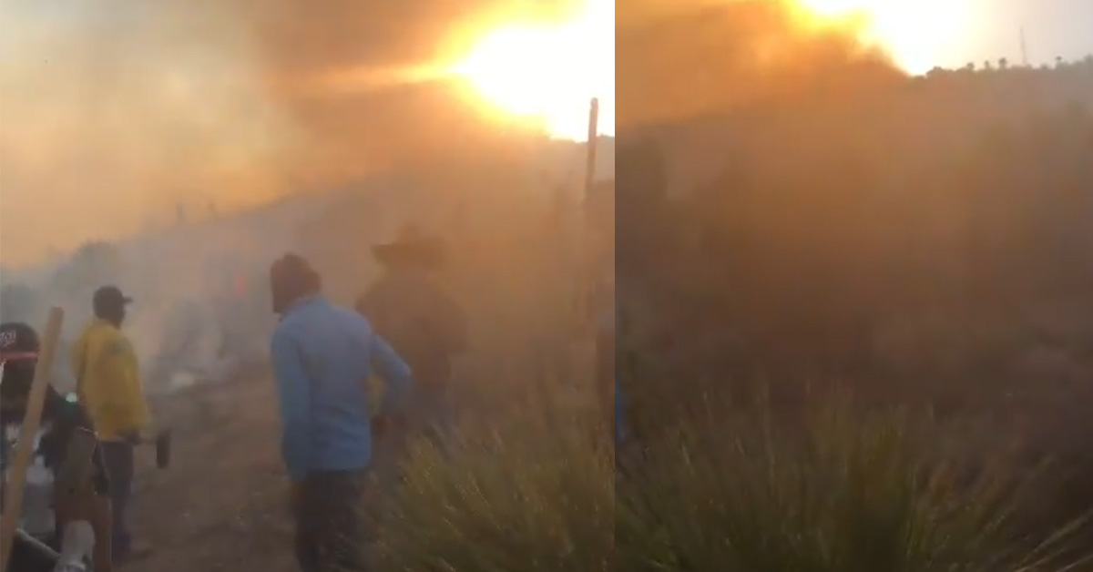 (video) Incendio forestal incontrolable amenaza la sierra de San Luis ...