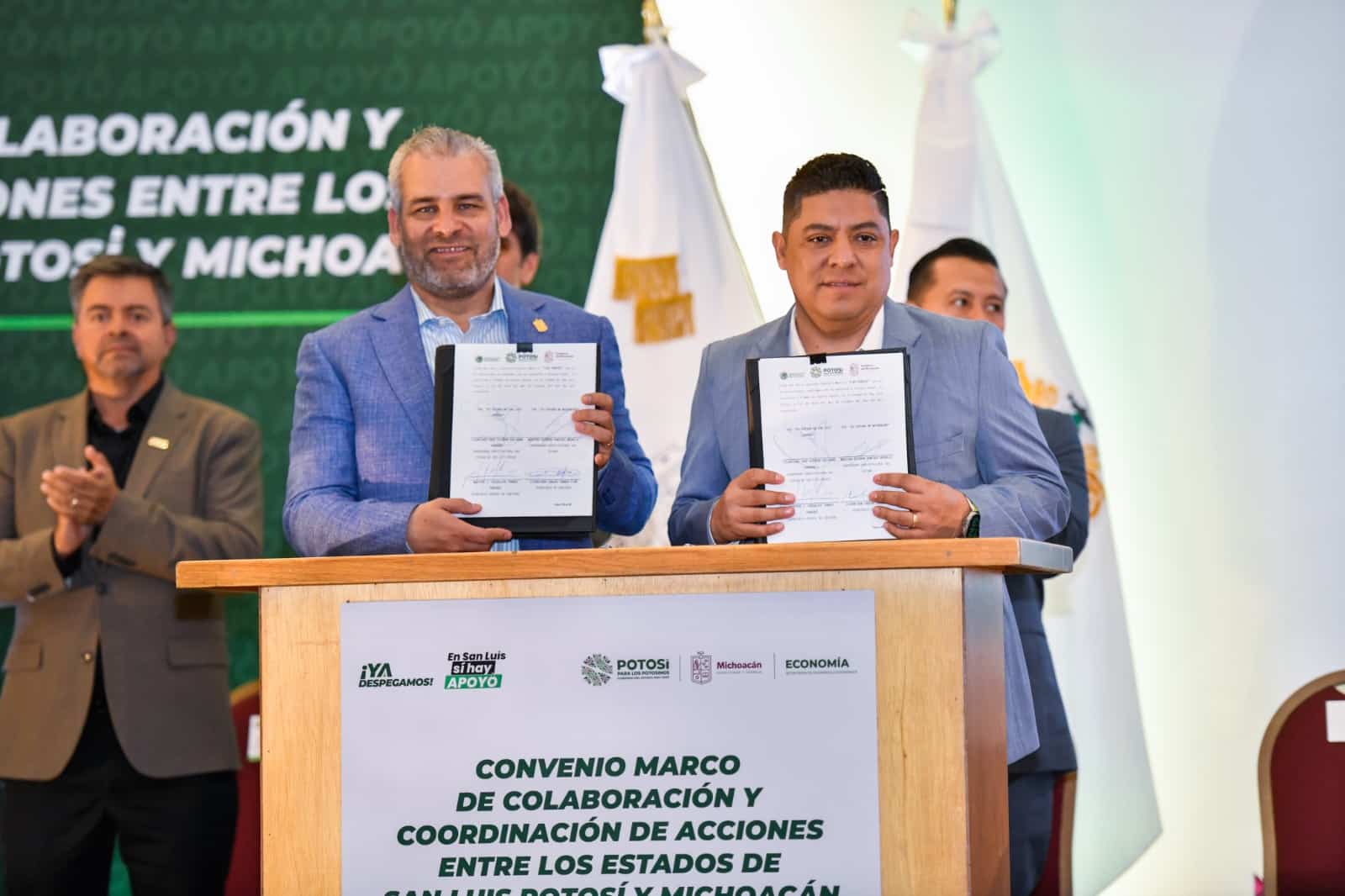 San Luis Potosí y Michoacán fortalecen lazos con convenio de impulso ...