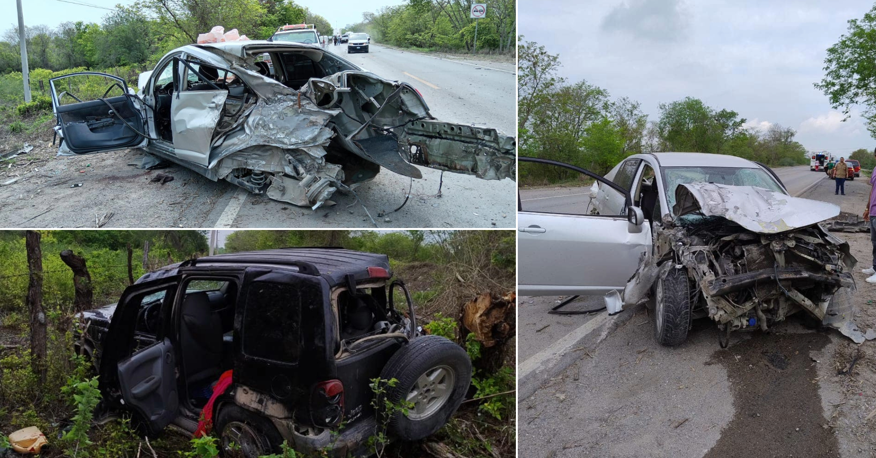 Grave accidente vehicular deja ocho lesionados en la carretera Valles ...