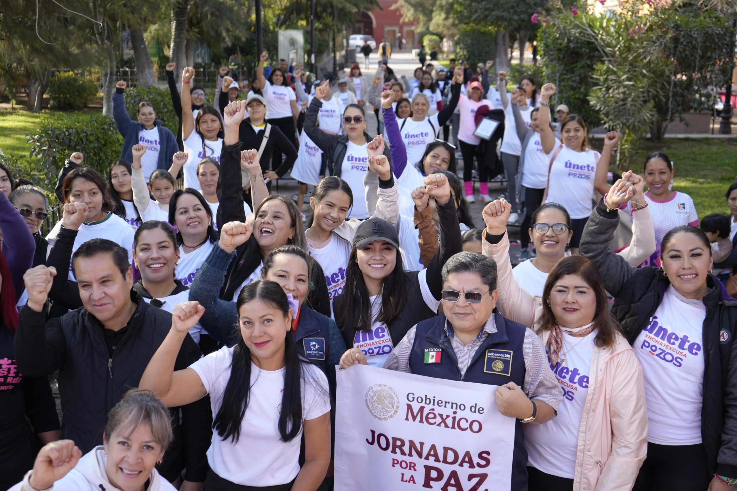 Mujeres de Villa de Pozos se unen por la igualdad y la paz