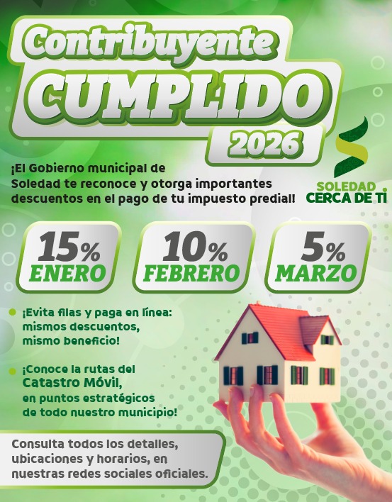 Descuentos en el pago del impuesto predial durante el primer trimestre ...